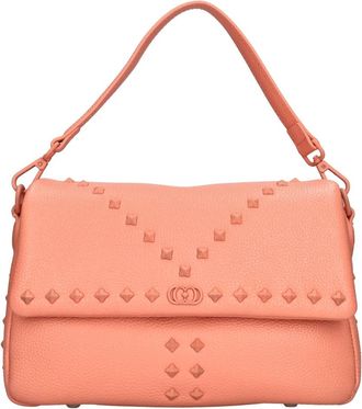 La Carrie Roze - Dames - Handtassen - Roze - ONE Size - Leer - Tassen
