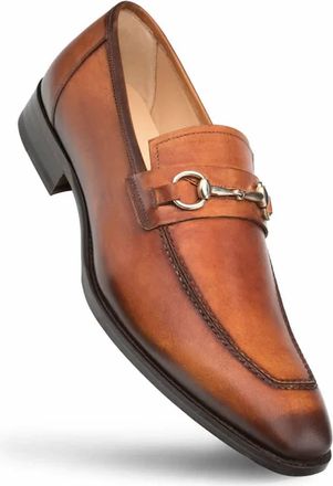 Mezlan Mens Ornament Loafer In Cognac