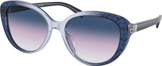 Coach HC8348U CD479 57088H Womens Sunglasses Blue Size 56
