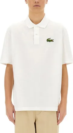 Lacoste Loose Fit Pique Polo Shirt-Uomo