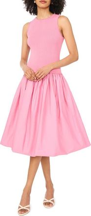 1.State Mixed Media Tank Midi Dress in Orchid at Nordstrom Rack, Size X-Large