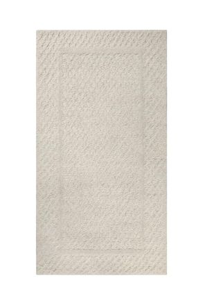 Wecon Home Alfombra crudo dise&ntilde;o tufting a mano en relieve 70x140