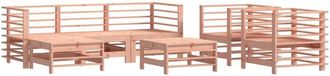 vidaXL 7 Piece Garden Lounge Set Solid Wood Douglas vidaXL