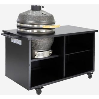 Sweeek Barbecue a carbone, affumicatore con piano di lavoro e copertura