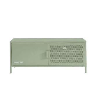 Pantone Mueble tv de metal verde almendra de 120 cm