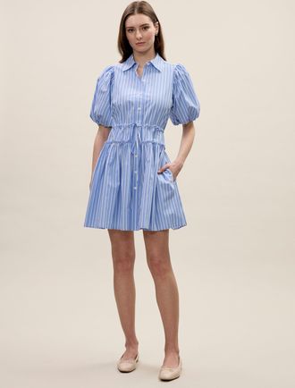 Rebecca Taylor Priya Poplin Shirt Dress