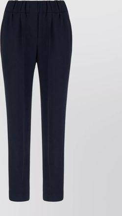 Brunello Cucinelli acetate blend pants with elastic waistband