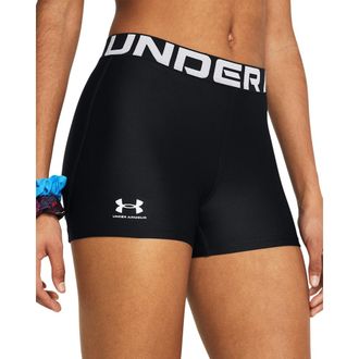 Under Armour Trainingsshorts UNDER ARMOUR UA HG SHORTY, Damen, Gr. XXL, N-Gr, weiss (schwarz,, wei&szlig;), Obermaterial: 87% Polyester, 13% Elasthan, Hosen Trainingssho