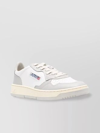 Autry two-tone calfskin sneakers for men