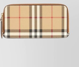 Burberry checkered pattern wallets and cardholders