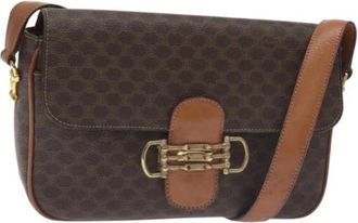 Celine Pre-owned Leather celine-bags - Dames - Vintage Schoudertas - Bruin - ONE Size - Leer - Vintage
