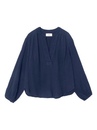 Xirena Arielle long-sleeved top - women - Cotton - S - Blue