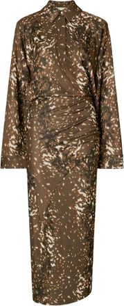 Tory Burch Abito con stampa - Marrone