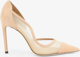 Jimmy Choo London Decollet&eacute; Brigitte in voile e suede - JIMMY CHOO - gender_Woman