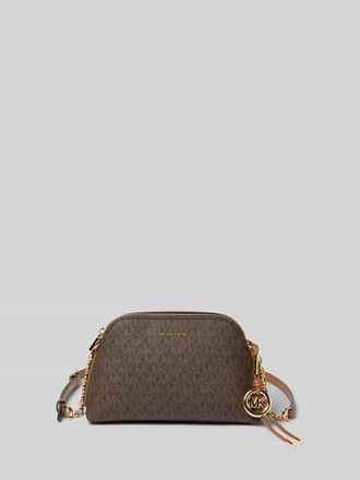 Michael Kors Handtasche mit Logo-Muster Modell FREDDIE in Dunkelbraun, Gr&ouml;&szlig;e 1