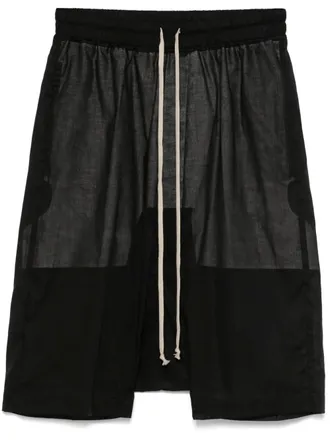 Rick Owens Pods shorts - Zwart