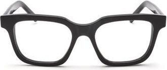 Maison Margiela 51mm Square Optical Glasses in Black at Nordstrom
