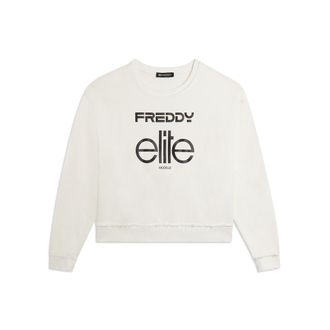 Freddy Felpa Cropped Donna con Girocollo Freddy x ELITE
