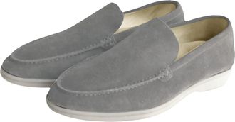 Generic Slip On Loafers Shoes Men, Wide Fit Moccasins Men MenS Casual Flat Canvas Business Driving Slippers Round Head Soft Lightweight Solid Color Suede Shoe