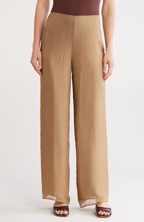 Cult Gaia Bisou Straight Leg Pants in Gold at Nordstrom Rack, Size Large