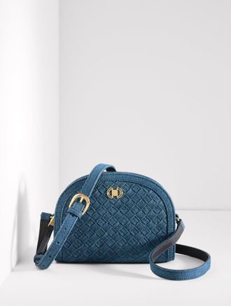 Talbots Rory Woven Denim Crossbody Bag - Estate Blue - 001 - 100% Cotton Talbots