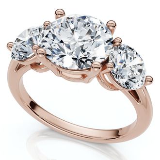 Pompeii3 Certified 3 1/2Ct Diamond Engagement Ring Lab Grown
