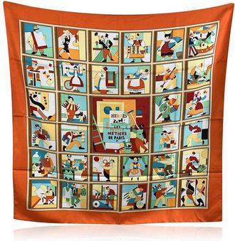 Herm&egrave;s Silk Scarf Carre 90 (Authentic Pre-Loved)
