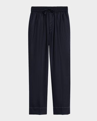 Brioni Men & apos;s Asolo Wool-Cashmere Drawstring Pants