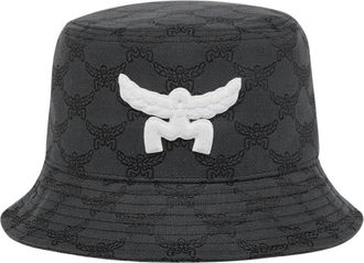 MCM Lauretos Denim Bucket Hat - female - MCM - Accessories - Gray - ONE SIZE - Accessories