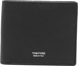 Tom Ford Grained Leather Classic Bi-Fold Wallet Accessories