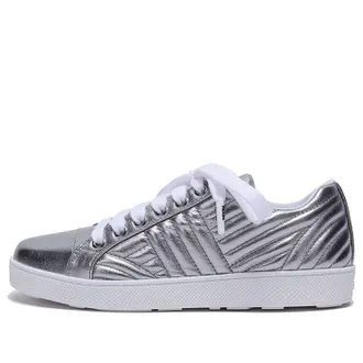 Prada (WMNS) PRADA Leather Sneakers Silver 1E254L_79A_F0135_F_005