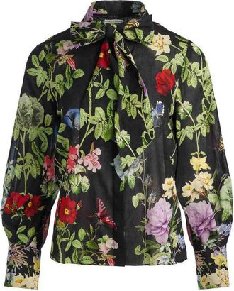 Alice & Olivia Lloyd Cotton Blouse