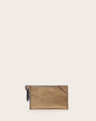 AllSaints Hex Leather Cardholder