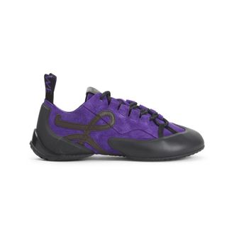 Loewe Purple Brown Solid Sneakers