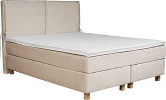 HOME AFFAIRE Boxspringbett »Nele« inkl. Topper im schlichtem Design