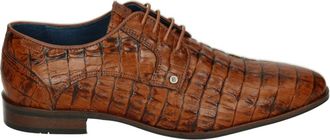 Berkelmans Heren Business Schoenen in Cognac Leer - Heren - Nette schoenen - Bruin - 44 EU - Leer - Schoenen
