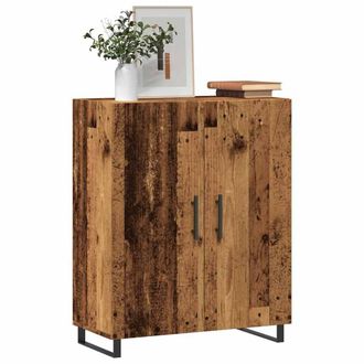 Berkfield Home Sideboard Old Wood 69.5x34x90 cm Engineered Wood in Brown