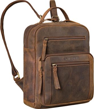 STILORD Wilma Elegant Backpack Women Leather Backpack Handbag Ladies Leather Backpack DIN A5 Vintage Handbag City Going Out Shopping Daypack Genuine Leather, 