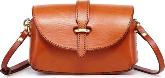OLD TREND Pamela Leather Crossbody Bag in Caramel at Nordstrom Rack