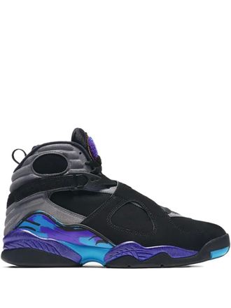 Nike Jordan Air Jordan 8 Aqua sneakers - men - Rubber/Fabric/Fabric - 11.5 - Black