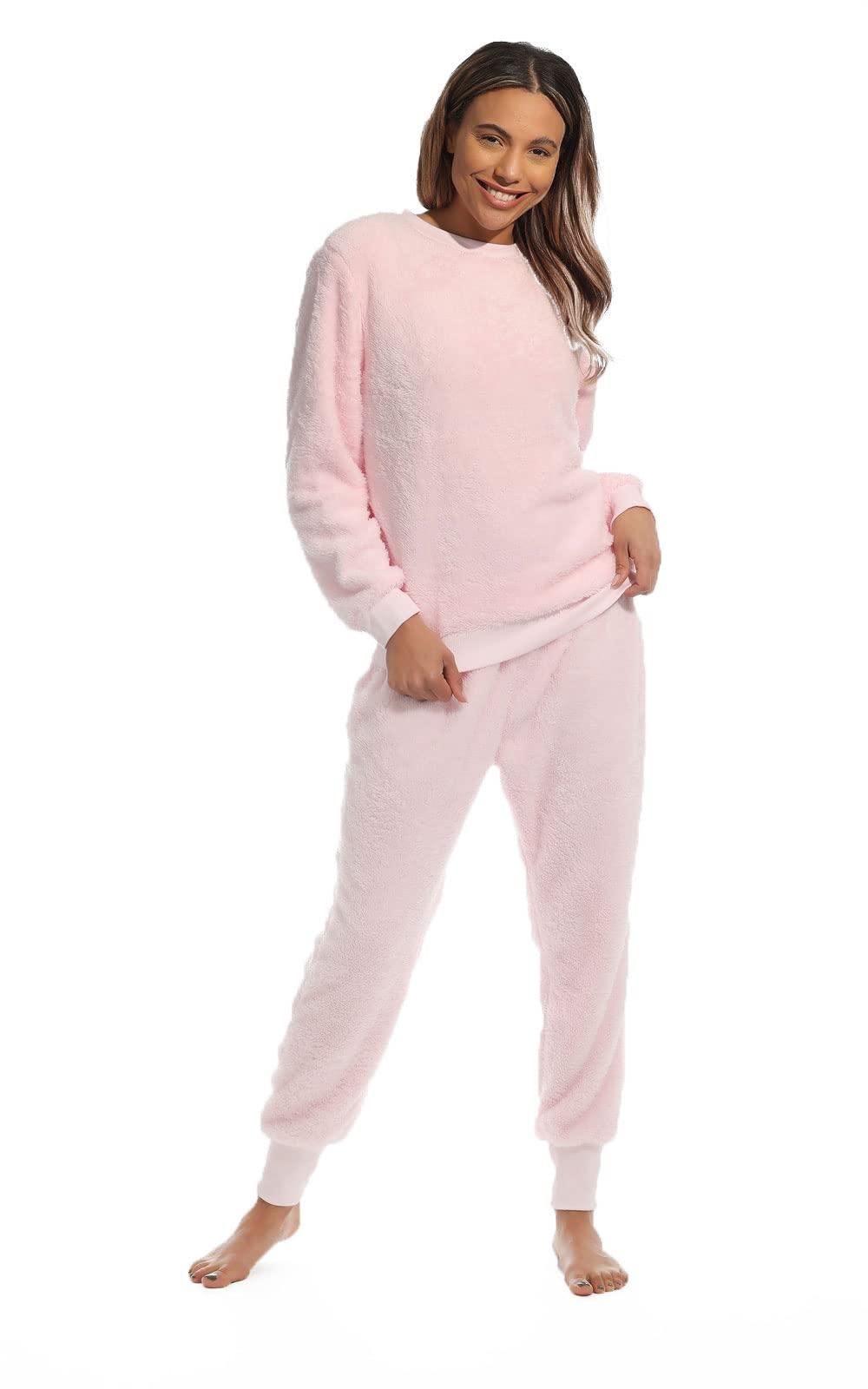 Spadehill Damen Einteiler-Fleece-Schlafanzug Mit Kapuze – Weich, Warm, In Grün, Größe L