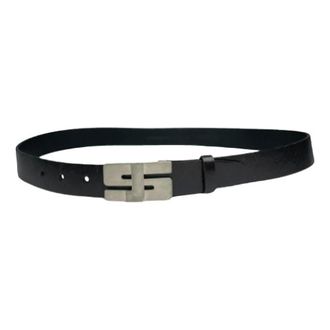 Jil Sander Pre-owned Belts, female, Black, Size: ONE SIZE Pre-owned Leather Belt