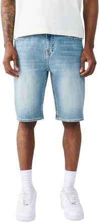 True Religion Bobby Baggy Denim Shorts in Party Pulse Medium Wash at Nordstrom, Size 33