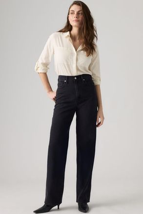 Levi's Jeans dritti a vita alta - Donna - 23X29 - Nero / Open Mind