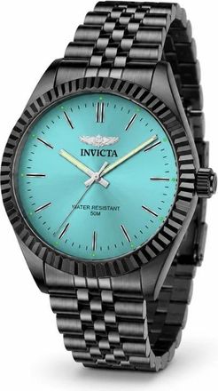 Invicta Specialty Serrate Quartz Light Blue Dial Mens Watch 79020