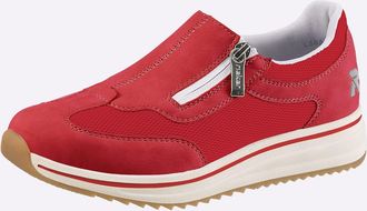 Rieker Slipper RIEKER, Damen, Gr. 37, erdbeere, Lederimitat, Textil, Schuhe Slipper