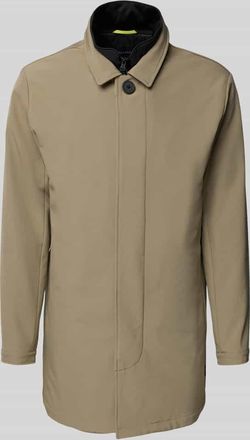 Matinique Mantel mit verdeckter Knopfleiste Modell Philman in Beige, Größe XXXL