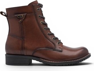 Tamaris Tamaris bruine leren veterschoenen voor vrouwen - 25224-47