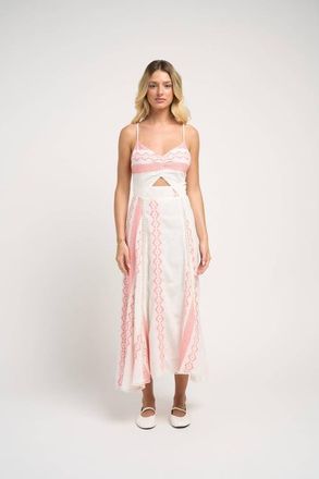 Guadalupe Design Filomena Linen Dress in Pink at Nordstrom, Size X-Small