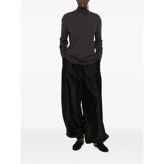 Christophe Lemaire Cotton Turtleneck T-Shirt - Gray